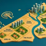 بهترین مناطق در حال رشد دبی برای سرمایه‌گذاری در سال 2025